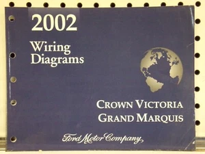 Genuine 2002 CROWN VICTORIA Grand Marquis Wiring Diagrams Manual - Bild 1 von 1