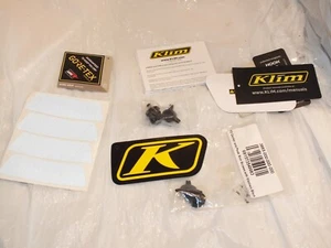 NEW OEM KLIM F3 CARBON HELMET Parts & Stickers - Picture 1 of 5
