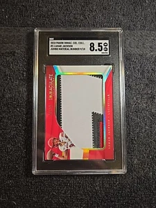 2018 LAMAR JACKSON (RC) 9/10 Jumbo Patch SGC 8.5 Panini Immaculate #5 ~1stB - Picture 1 of 6