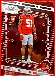 2024 Michael Hall Jr. RC Panini Absolute #153 - Picture 1 of 2
