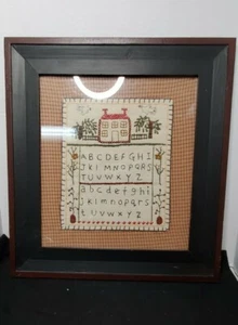 PRIMITIVE Framed Sampler Marked Made in China - Picture 1 of 9