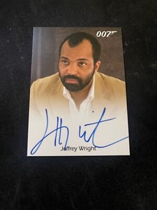 James Bond Archives Jeffrey Wright Autograph Card