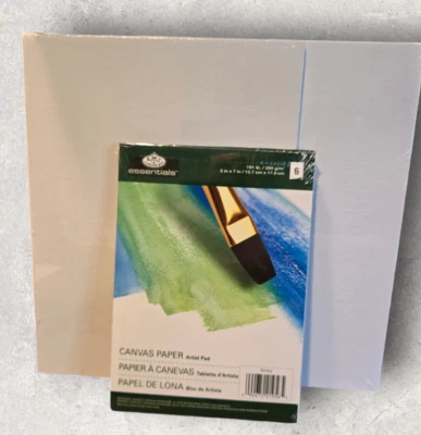 New Artist Painting Pre-Primed White Canvas Boards Various Sizes READ - Image 1 of 3