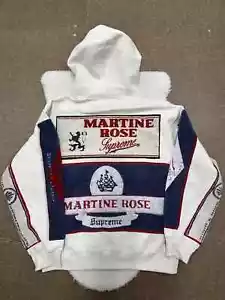 SUPREME®/MARTINE ROSE® TOWEL ZIP UP HOODED SWEATSHIRT WHITE-XL-Next Day Deli 🚚✅ - Picture 1 of 1