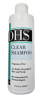 Champú DHS CLEAR limpieza diaria cabello y cuero cabelludo 8 oz Foto 1 de 2