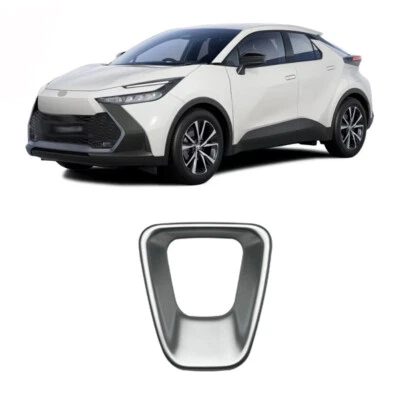 Cubierta de moldura de volante plateada mate para Toyota C-HR 2025 Crown 2023-2025 2026 - Imagen 1 de 3