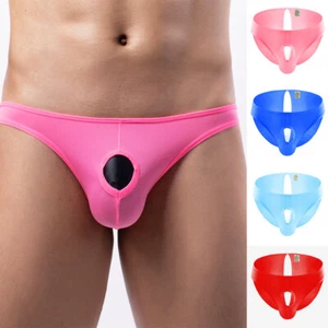 Slip uomo sexy lingerie jockstrap aperto davanti intimo perizoma senza schiena perizoma/ - Foto 1 di 30