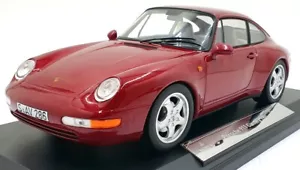 Norev Scala 1/18 Diecast 187597 - 1994 Porsche 911 Carrera Rosso Met. - Foto 1 di 5