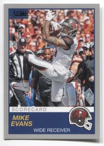 MIKE EVANS  2019 Score Football SCORECARD - TAMPA BAY BUCCANEERS - # 275 - Picture 1 of 1