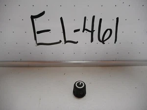 NOS ELECTRONIC HARDWARE KNOB .125 "D" FLAT BY .108 , BLACK RE2380-02BB1 - Bild 1 von 5