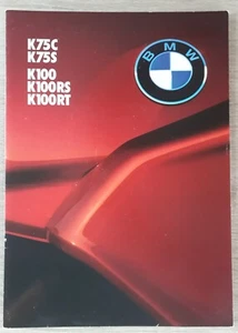 BMW K Series Brochure 1985 - K75C  K75S  K100  K100RS  K100RT - Picture 1 of 8