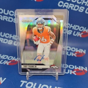 Panini 2024 Prizm Troy Franklin Silver Auto #393 Broncos Rookie RC - Bild 1 von 2
