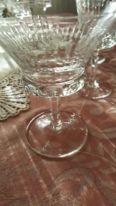 6 Vintage Kristall Glas Likörschalen Barthmann Hochbleikristall 30% Handarbeit - Bild 1 von 3