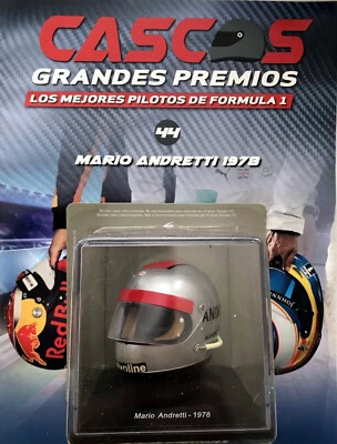 Mario Andretti (1978) helmet collection 1/5 Spark Brand New sealed  - Image 1 of 4