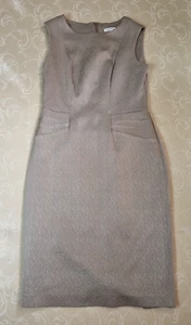 Fenn Wright Manson Sleeveless Women’s Light Gold Dress UK 10 Ladies - Picture 1 of 11