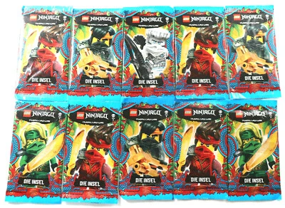 Blue Ocean LEGO Ninjago Serie 6 Die Insel Sammelkarten Trading Cards / 10 Pack
