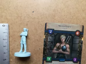 MERCENARY MINIATURE + MINION CARD /KICKSTARTER /ALTAR QUEST G104 - Imagen 1 de 1