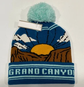 Gorro Invierno Cálido Tejido Sombrero Pom Cap Gran Cañón Nuevo con Etiquetas - Imagen 1 de 2
