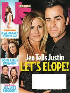 US WEEKLY Magazine November 17 2014 Jennifer Aniston Justin Theroux Timberlake - Picture 1 of 2