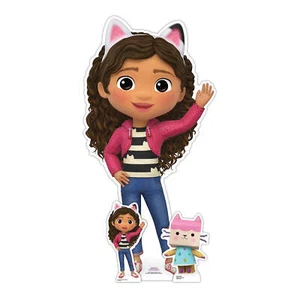 Gabby from Gabby's Dollhouse Cardboard Cutout with 2 Free Mini Standees - Picture 1 of 3