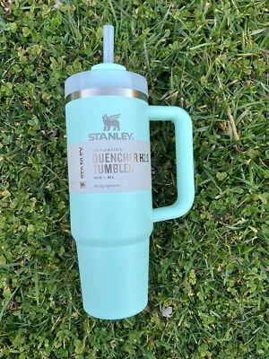 New Stanley Quencher H2.0 Tumbler Straw Cup 30oz Mint NWT IN HAND! - Image 1 of 3