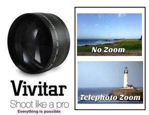 Teleobjetivo profesional de alta definición 2,2x para Nikon 1 AW1 J5 (compatible con 40,5 mm) - Imagen 1 de 4