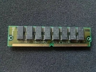 Texas Instruments 8MB , EDO SIMM , 70ns , 72-Pin , Part # Z248CBK32-70A - Image 1 of 3