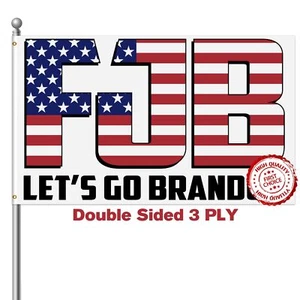 FJB Flag Double Sided 3x5 ft Outdoor IndoorF Joe Biden Flag Double sided 3 Pl... - Picture 1 of 7