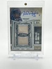 2020 Topps Sterling David Wright Dual Bat Autograph /25