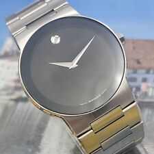 Men’s Movado Museum 84.G1.1885 Fits 7" Face 38mm New Battery, Clean and Chic