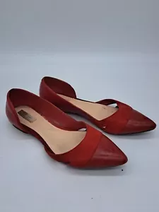 Zapatos de vestir Cole Haan para mujer sin cordones planos rojos de gamuza talla 7,5B Grand OS - Imagen 1 de 9