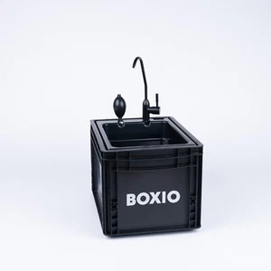BOXIO - WASH: Mobilna umywalka z pompą ręczną, zlewozmywak do furgonetki / kampera - Zdjęcie 1 z 28
