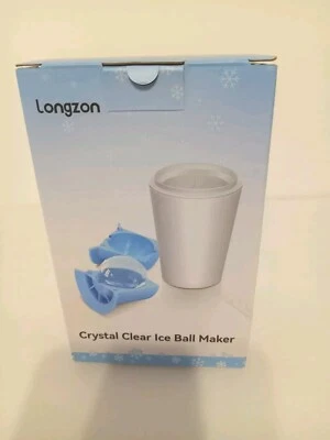 Molde para hacer bolas de hielo transparente Longzon NUEVO viene con instrucciones caja abierta Foto 1 de 4