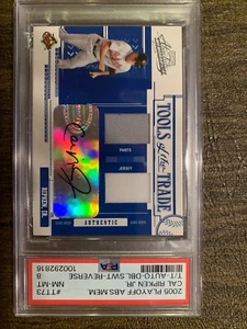 2005 Playoff Absolute Memorabilia - Tools/Trade Cal Ripken Jr PSA 8 NM-MT - Picture 1 of 3