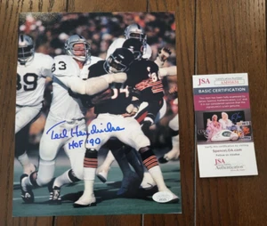 Ted Hendricks signed 8x10 photo Oakland Raiders HOF 90 JSA - Picture 1 of 1