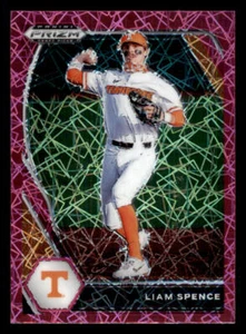 2021 Panini Prizm Draft Picks Prizms Pink Velocity #154 Liam Spence - Picture 1 of 2