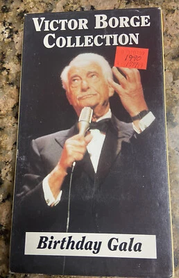Vintage Victor Borge Collection Birthday Gala Stand Up Comedy VHS Rare 1990 - Image 1 of 3