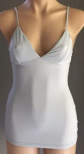 KOOKAI Camisole Top Ice Blue Stretch Sleeveless Singlet Ladies Size 1 AU 10 - Picture 1 of 8