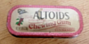 Vintage Altoids Cinnamon Chewing Gum Empty Tin ~Callard & Bowser-Suchard. Inc - Picture 1 of 3