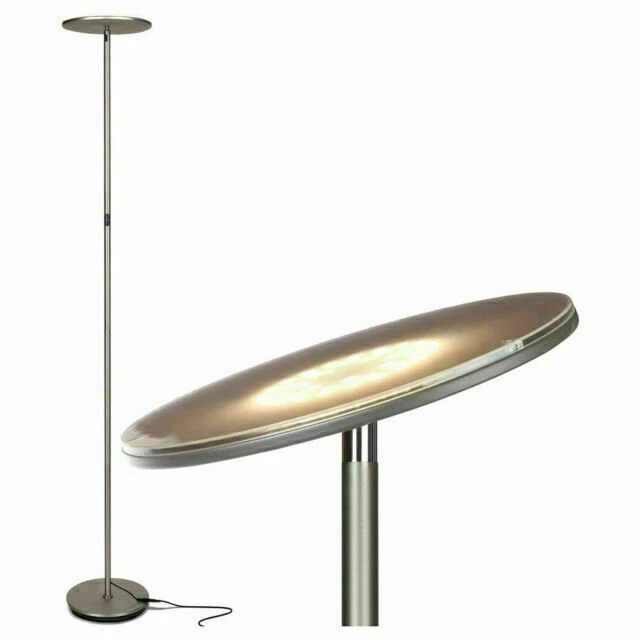 Brightech Sky LED Floor Lamp - Brushed Nickel