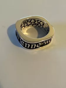 Scilly ring oxidised silver 925 - Medium