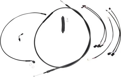 Magnum XR Stainless DOT Handlebar Installation Kits 15" - 17" Black 486962 - Image 1 of 3