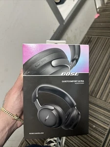 Bose QuietComfort Ultra Bluetooth Headphones - Black (880066–0100) Brand New - Picture 1 of 6
