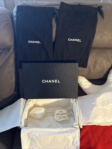 Chanel leerer Schuhkarton mit allem was man sieht.  versand am selben tag. - Bild 1 von 12