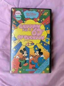 RARE Disney DTV Groovin' For A '60s Afternoon (VHS, 1985) Altered Box Clamshell - Picture 1 of 14