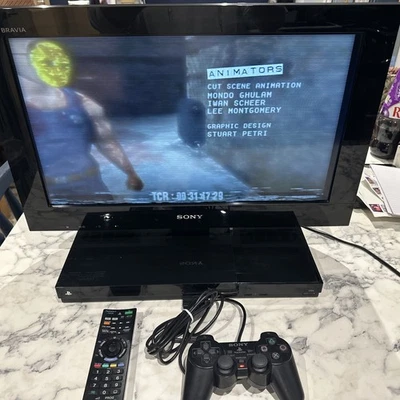 Sony Bravia KDL-22PX300 PlayStation 2 Colour TV with Controller and Remote - Image 1 of 4