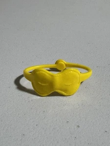  Mattel Barbie Doll Yellow Eye Sleep Mask Accessory  - Picture 1 of 3
