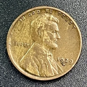 Error Coin 1929-D Lincoln Cent Wheat Penny Woody Error Improper Alloy Error - Picture 1 of 2