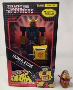 Figura de acción Transformers BUMBLEBEE Super 7 Cyborg rayos X a todo color nueva en caja - Imagen 1 de 6