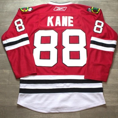 Reebok NHL Chicago Blackhawks Jersey Mens 48 Patrick Kane #88 2013 Stanley Cup - Image 1 of 4